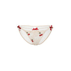 Cute Cherry Bow Lace String Bikini Brief Panty