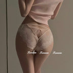 Sexy Back-Bow Lace Brief Panty