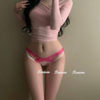 Sexy Cross Lace Brief Panty