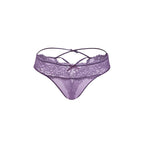 Sexy Lace Cross Bow Mesh Brief Panty