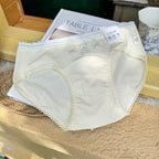 Cute Cotton Bear Floral Full Brief Panty