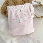 Pink Bear Bow Cotton Full Brief Panty