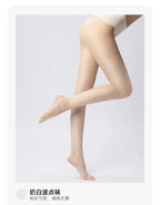 0D dots Black Sheer Tights